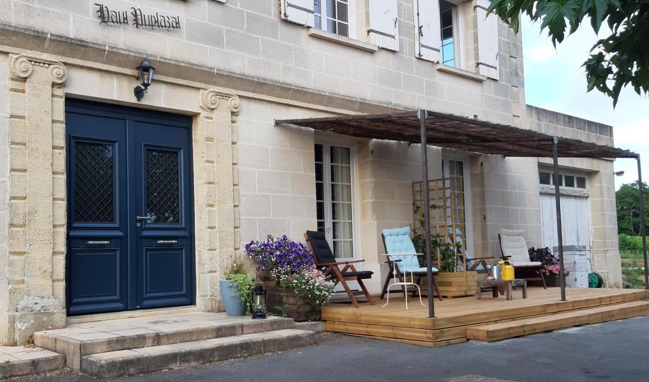 A L'Ombre De La Treille -Proche Saint-Emilion Bed & Breakfast Eksteriør bilde